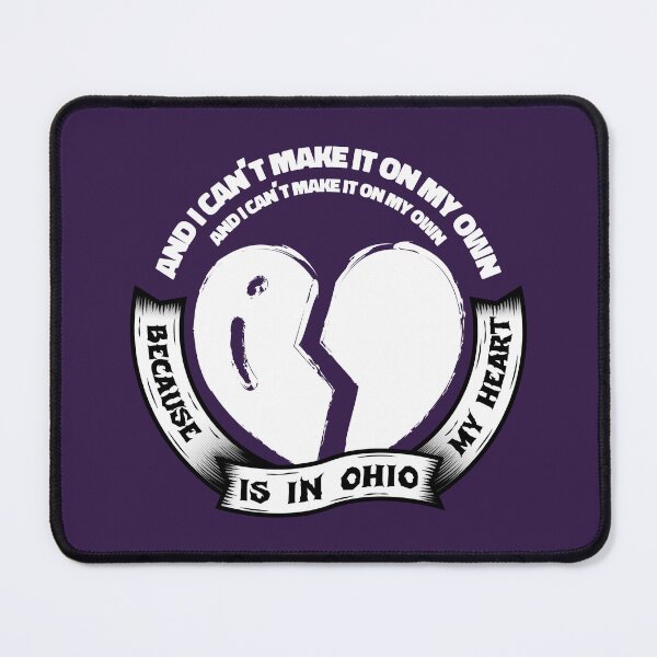 Item preview, Ohio Is For Lovers Emo Quote Phrase Broken heart Corazon Roto Hawthorne Heights - White designed and sold by N3F1.