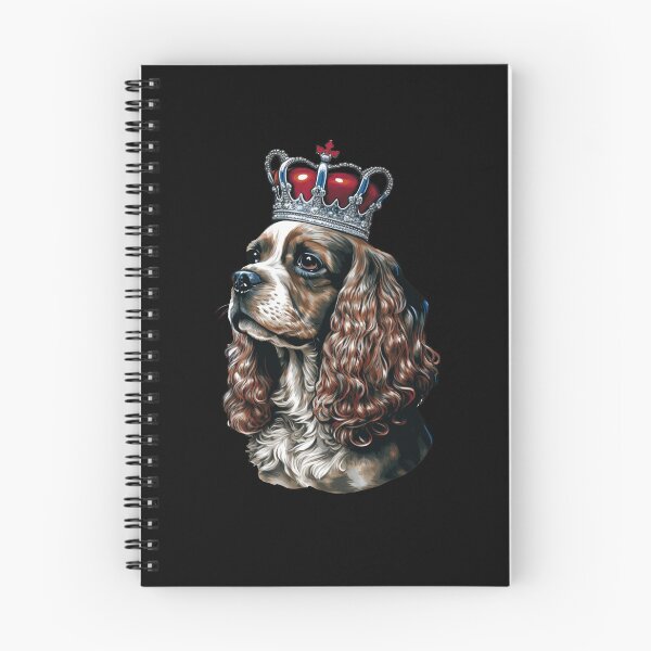 Item preview, Cavalier King Charles Spaniel dog wearing a crown designed and sold by Gerald Waters.