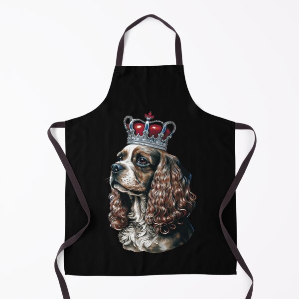 Item preview, Cavalier King Charles Spaniel dog wearing a crown designed and sold by Gerald Waters.