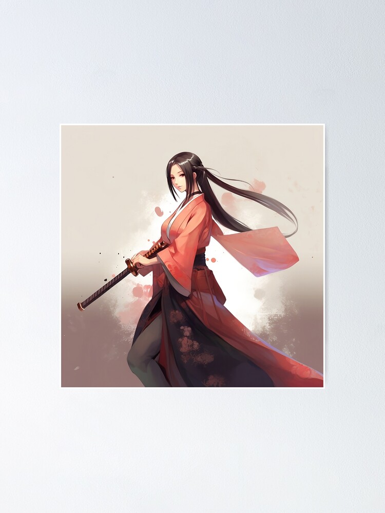 Anime Warrior Landscape' Posters, kun bin
