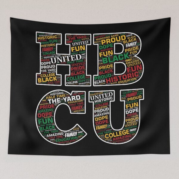 Item preview, HBCU Stacked Acronym for Students and Grads designed and sold by blackartmatters.
