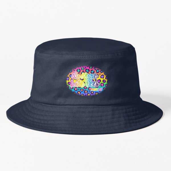 No More Late Fees Cheetah Rainboq Bucket Hat