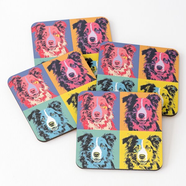 Item preview, Pop art border collie dog designed and sold by MDCGraphics.