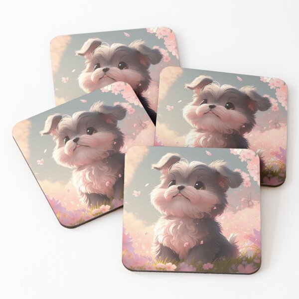 Item preview, Yorkie shih tzu Puppy love designed and sold by Lemon LawArt.
