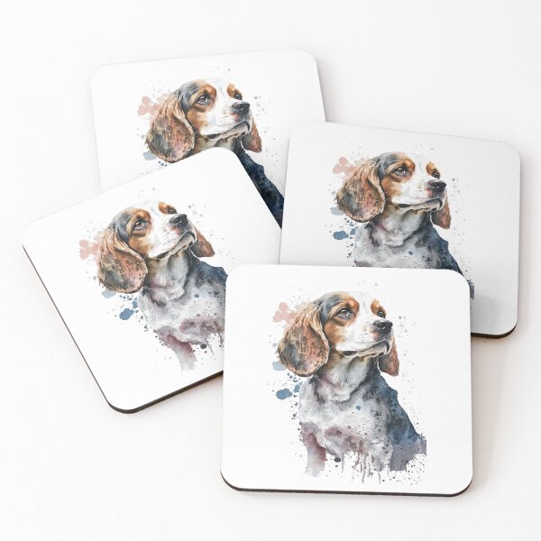 Item preview, Cute Beagle  watercolour effect designed and sold by Gerald Waters.
