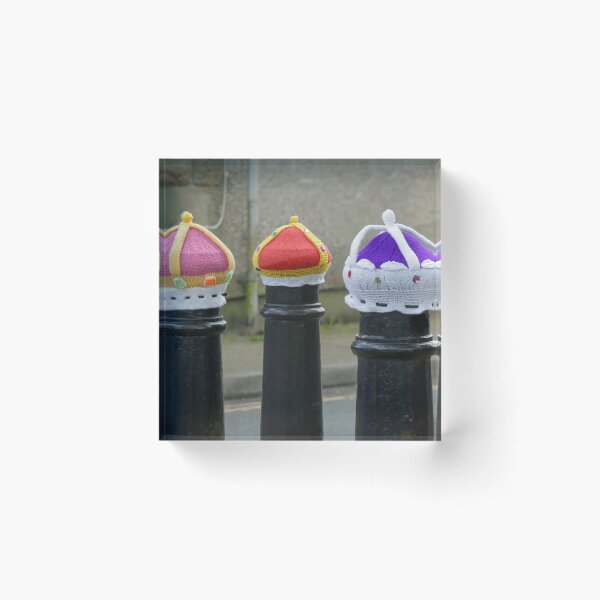 Item preview, A trio of woollen crowns in Ystradgynlais. designed and sold by Leighton Collins.