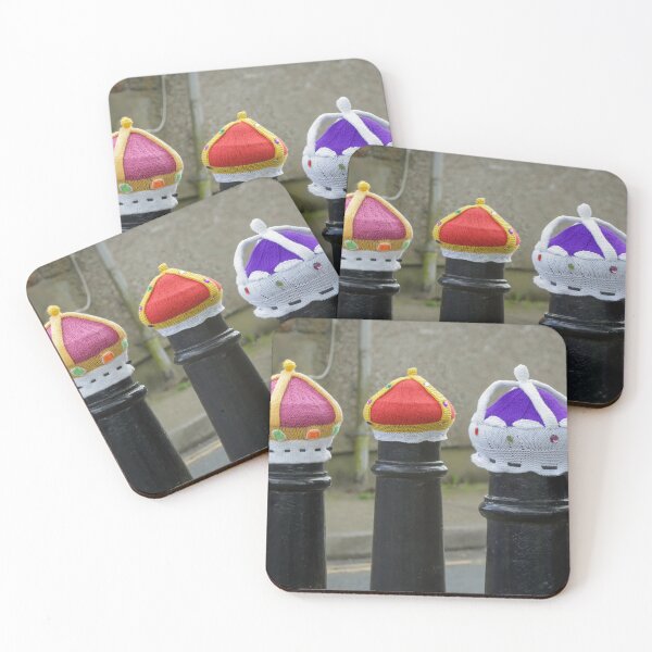 Item preview, A trio of woollen crowns in Ystradgynlais. designed and sold by Leighton Collins.