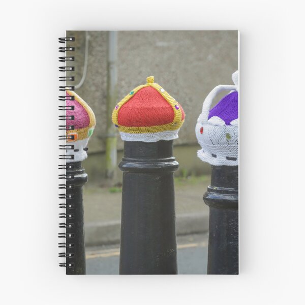 Item preview, A trio of woollen crowns in Ystradgynlais. designed and sold by Leighton Collins.