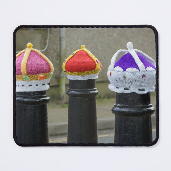 Item preview, A trio of woollen crowns in Ystradgynlais. designed and sold by Leighton Collins.