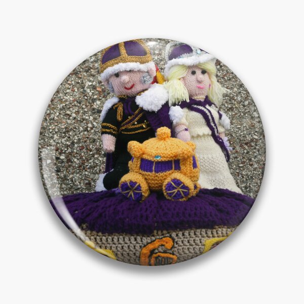 Item preview, King Charles and Camilla in wool designed and sold by Leighton Collins.