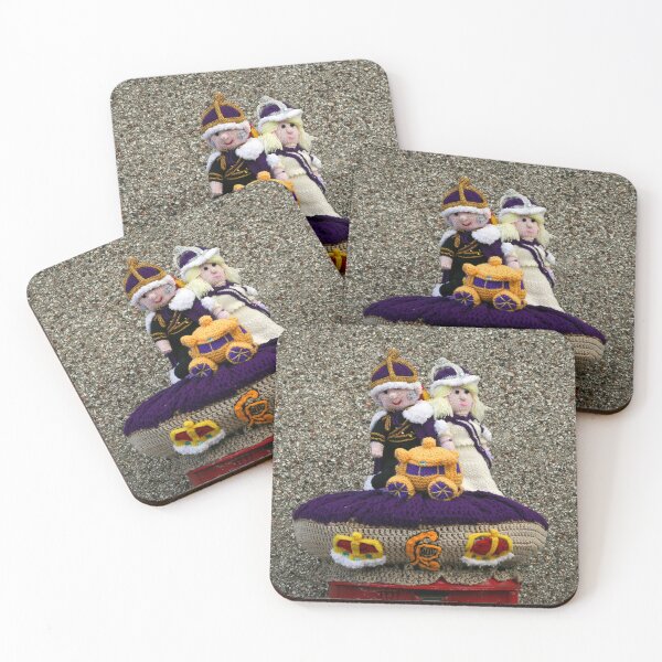 Item preview, King Charles and Camilla in wool designed and sold by Leighton Collins.