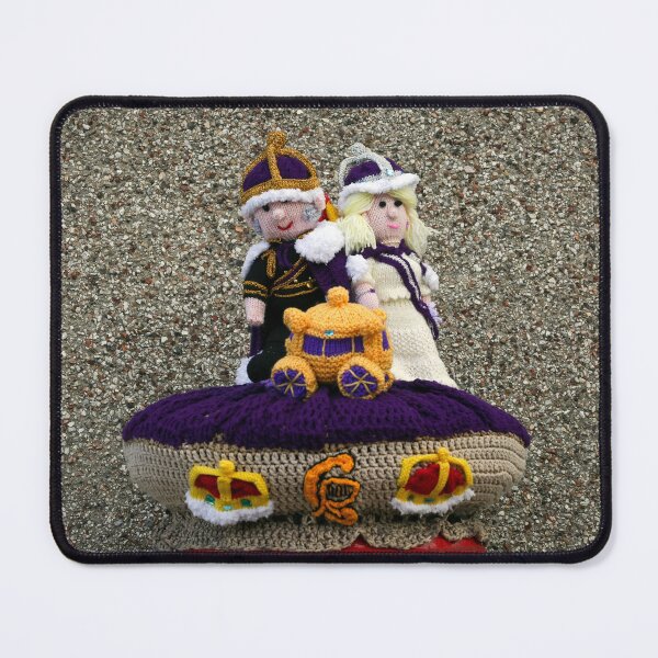 Item preview, King Charles and Camilla in wool designed and sold by Leighton Collins.