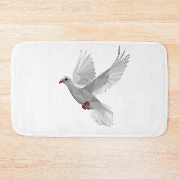 Item preview, Geometric White Dove Lovely Cute Animal Polygonal Shape Love designed and sold by foxynatic.