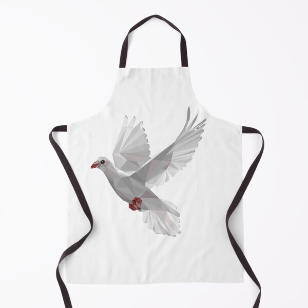 Item preview, Geometric White Dove Lovely Cute Animal Polygonal Shape Love designed and sold by foxynatic.