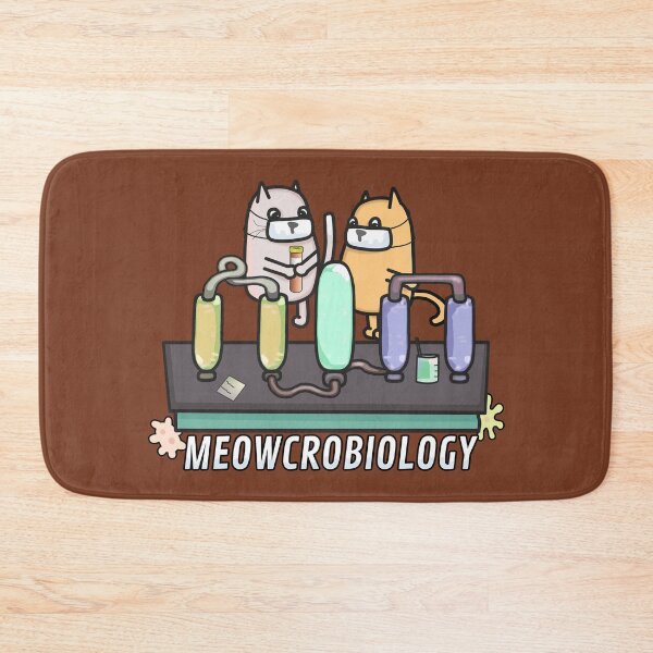 Item preview, Meowcrobiology - Cat Biology Pun designed and sold by ViewerEqualsPhoton.