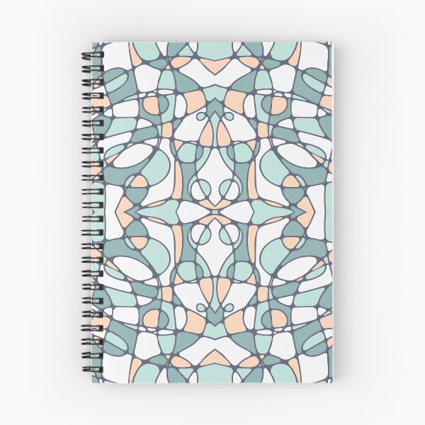 Item preview, Abstract meditative symmetrical pattern • Mint and beige designed and sold by boozkova-vorona.