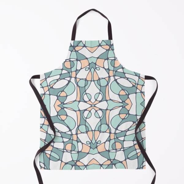 Item preview, Abstract meditative symmetrical pattern • Mint and beige designed and sold by boozkova-vorona.