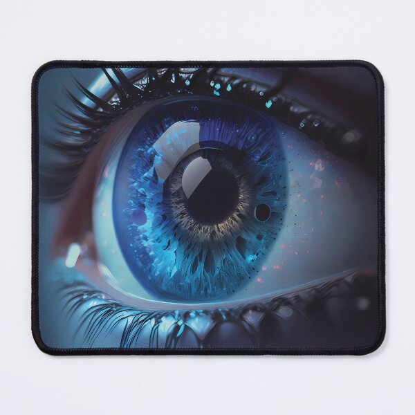 Item preview, Black Eye Portrait AI Artwork designed and sold by Slowerblue.