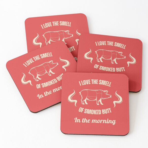 Item preview, I Love The Smell of Smoked Butt In The Morning, Funny Bbq Slogan designed and sold by DansCookout.