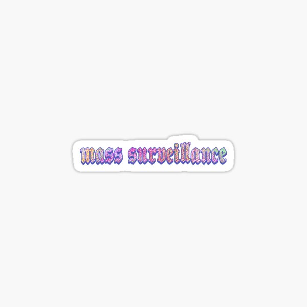 Aperçu de l'œuvre Fausse feuille gothique de surveillance de masse créée et vendue par AuntieVaxxer Official Shop.