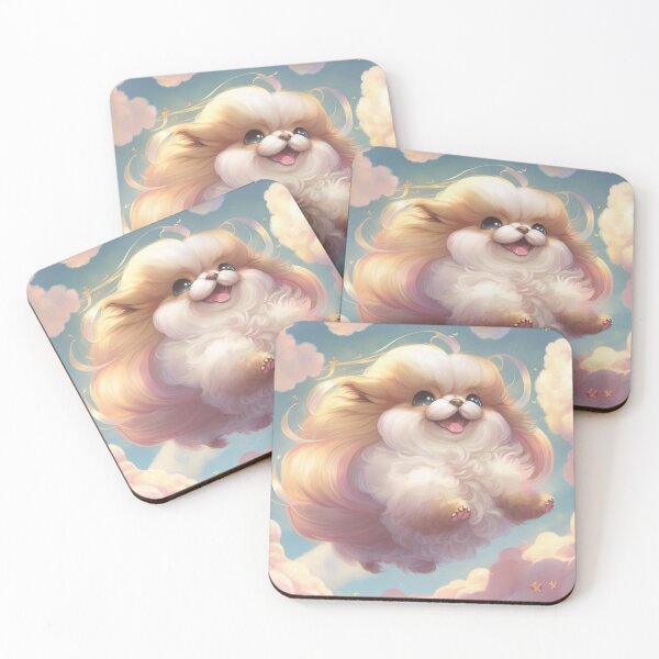 Item preview, Fluffy Puppy love designed and sold by Lemon LawArt.