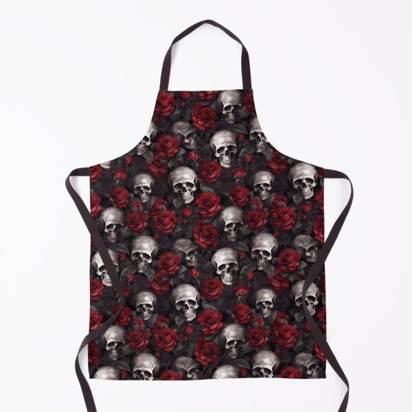 Item preview, Skulls and Red Roses designed and sold by Michele Bergh.