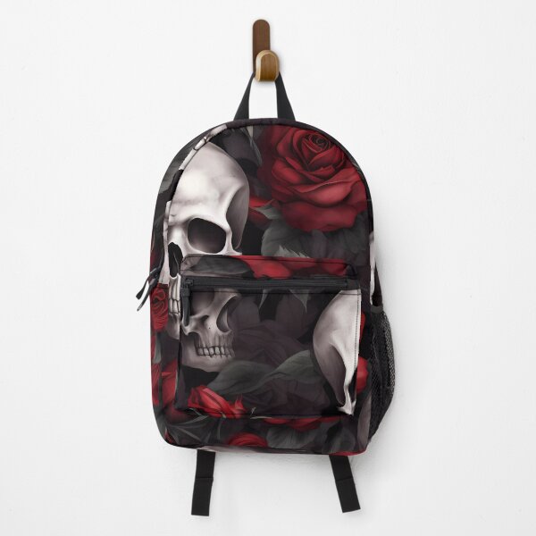Item preview, Skulls and Red Roses designed and sold by Michele Bergh.