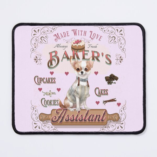Item preview, Dog Chihuahua Baker's Assistant - Baking Buddy designed and sold by PositiveIdeas.