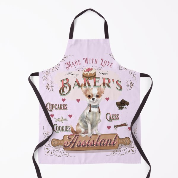 Item preview, Dog Chihuahua Baker's Assistant - Baking Buddy designed and sold by PositiveIdeas.