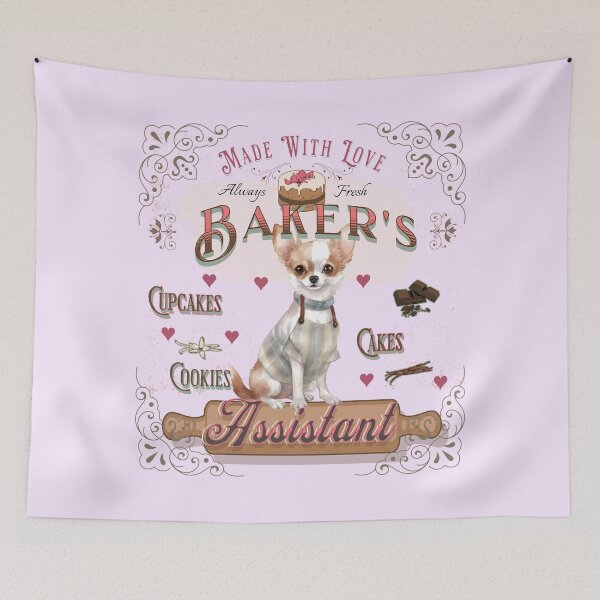 Item preview, Dog Chihuahua Baker's Assistant - Baking Buddy designed and sold by PositiveIdeas.