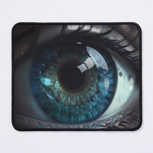 Item preview, Black Eye Portrait AI Artwork designed and sold by Slowerblue.