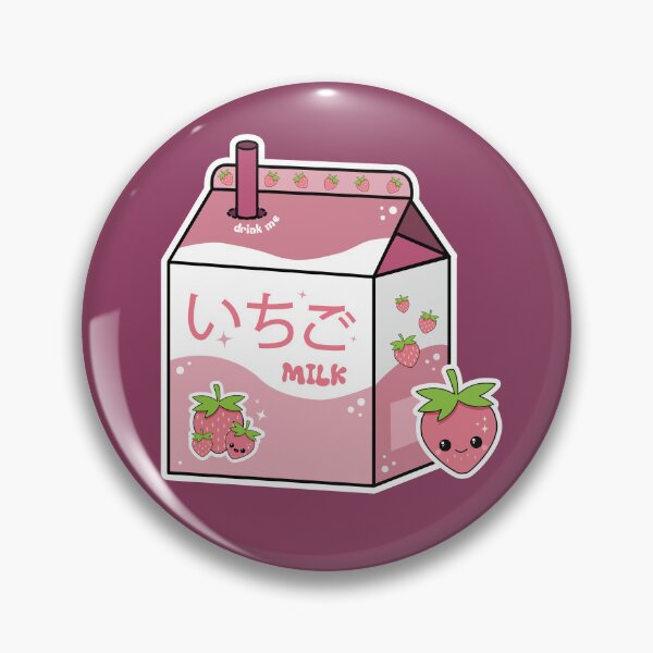 Artikelvorschau, Kawaii Erdbeermilch entworfen und verkauft von sasyall.