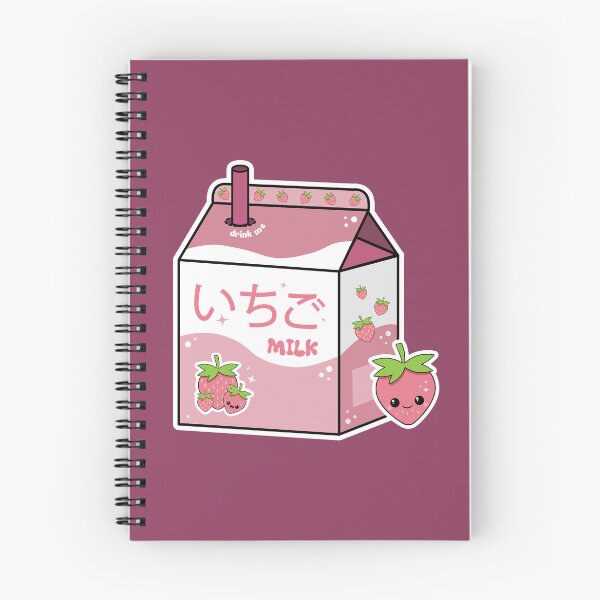Artikelvorschau, Kawaii Erdbeermilch entworfen und verkauft von sasyall.