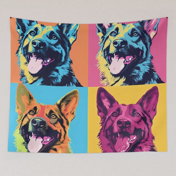 Item preview, Pop art German Shepherp dog  designed and sold by MDCGraphics.