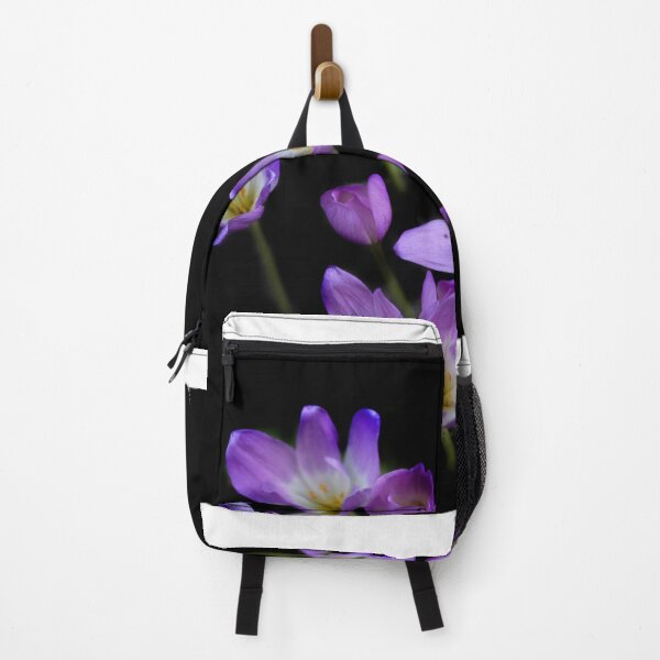 Item preview, Violet flowers on black background designed and sold by olena2552.