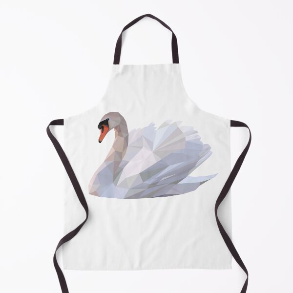 Item preview, Geometric Swan Lovely Cute Animal Polygonal Shape Love designed and sold by foxynatic.