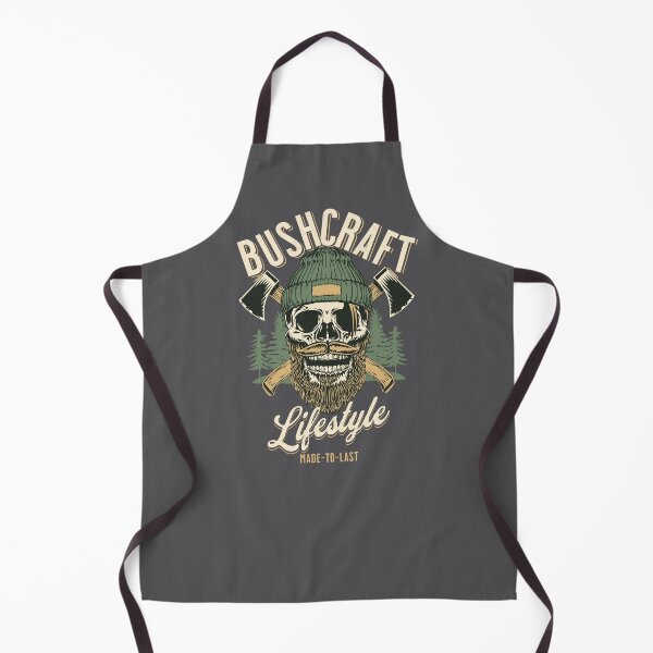 Item preview, Bushcraft Lifestyle, Bearded Skull, Double Axes, Woods, Cabin, Homestead designed and sold by DansCookout.