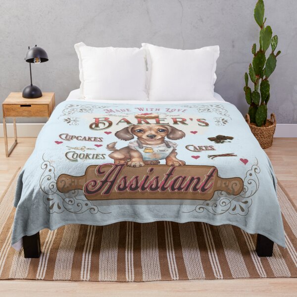 Item preview, Dog dachshund Baker's Assistant - Baking Buddy designed and sold by PositiveIdeas.