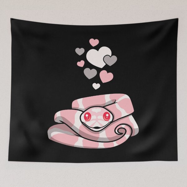 Item preview, Albino Kingsnake With Hearts designed and sold by eternallygifted.