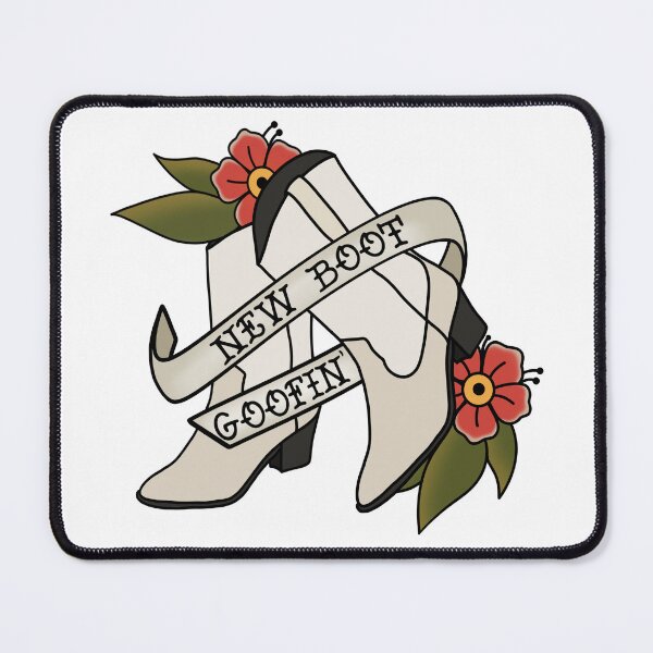 Item preview, New Boot Goofin - American Traditional - Transparent background  designed and sold by HaleighMade.