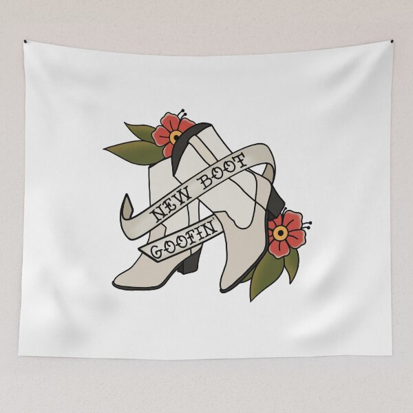 Item preview, New Boot Goofin - American Traditional - Transparent background  designed and sold by HaleighMade.
