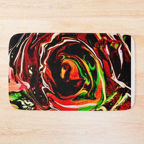 Item preview, Colorful rose acrylic pour art designed and sold by baksuart.