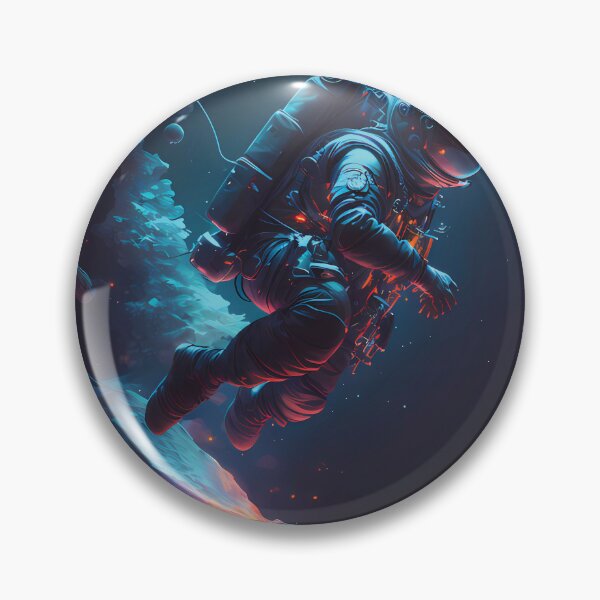 Item preview, Astronaut Portrait AI Artwork designed and sold by Slowerblue.