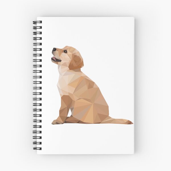 Item preview, Geometric Puppy Golden Retriever Dog Lovely Cute Animal Polygonal Shape  designed and sold by foxynatic.