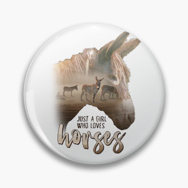 Item preview, Donkey Just A Girl That Loves Horses Parody designed and sold by snazzyseagull.
