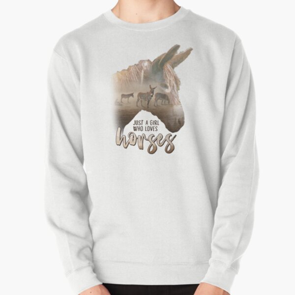 Item preview, Donkey Just A Girl That Loves Horses Parody designed and sold by snazzyseagull.
