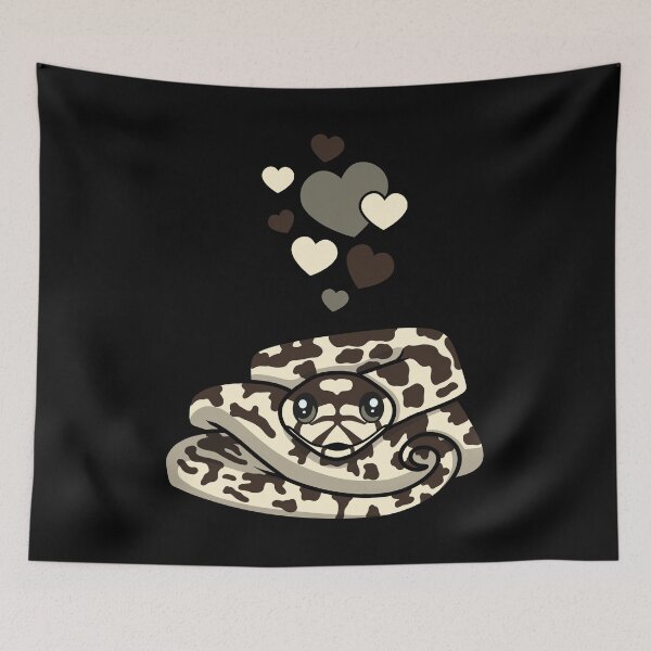 Item preview, Banana Kingsnake With Hearts designed and sold by eternallygifted.