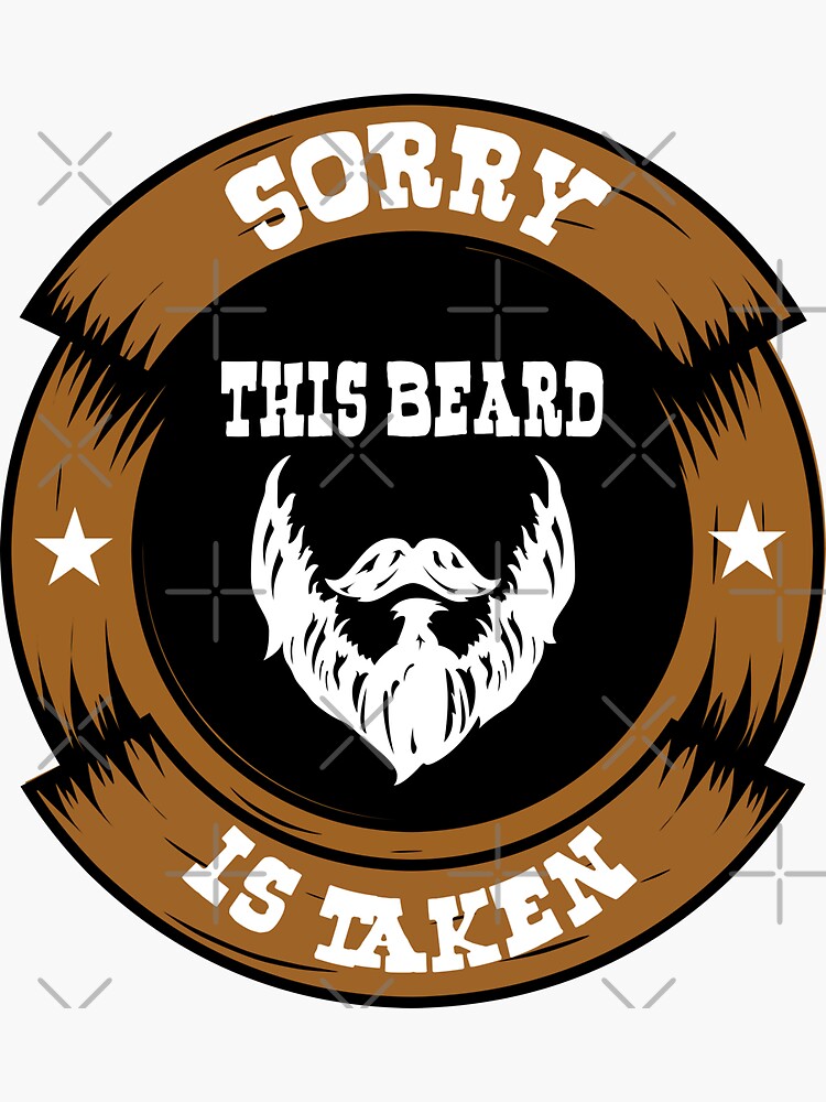 Sorry this beard is taken | Sticker