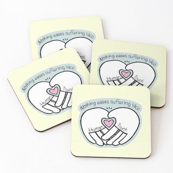 Item preview, Nothing eases suffering like human touch  designed and sold by Aloe Wing.