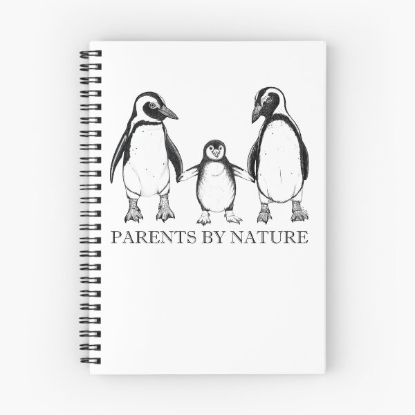 Item preview, Parents by Nature - Humboldt Penguin Parents with Fluffy Chick designed and sold by EcoElsa.